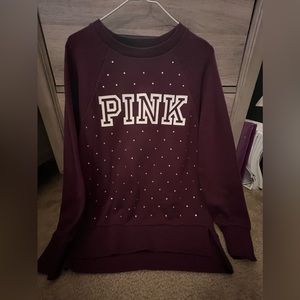 Women XS PINK crewneck